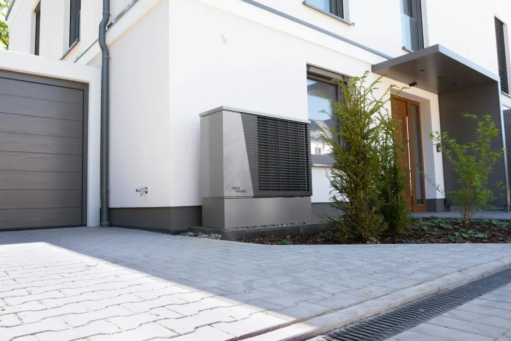 Nachher: Ölkessel raus, Wärmepumpe rein